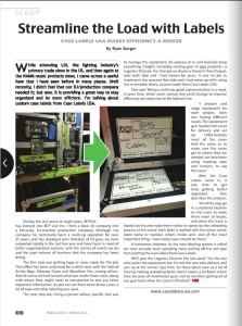 Mobile Beat article featuring Case Labels USA