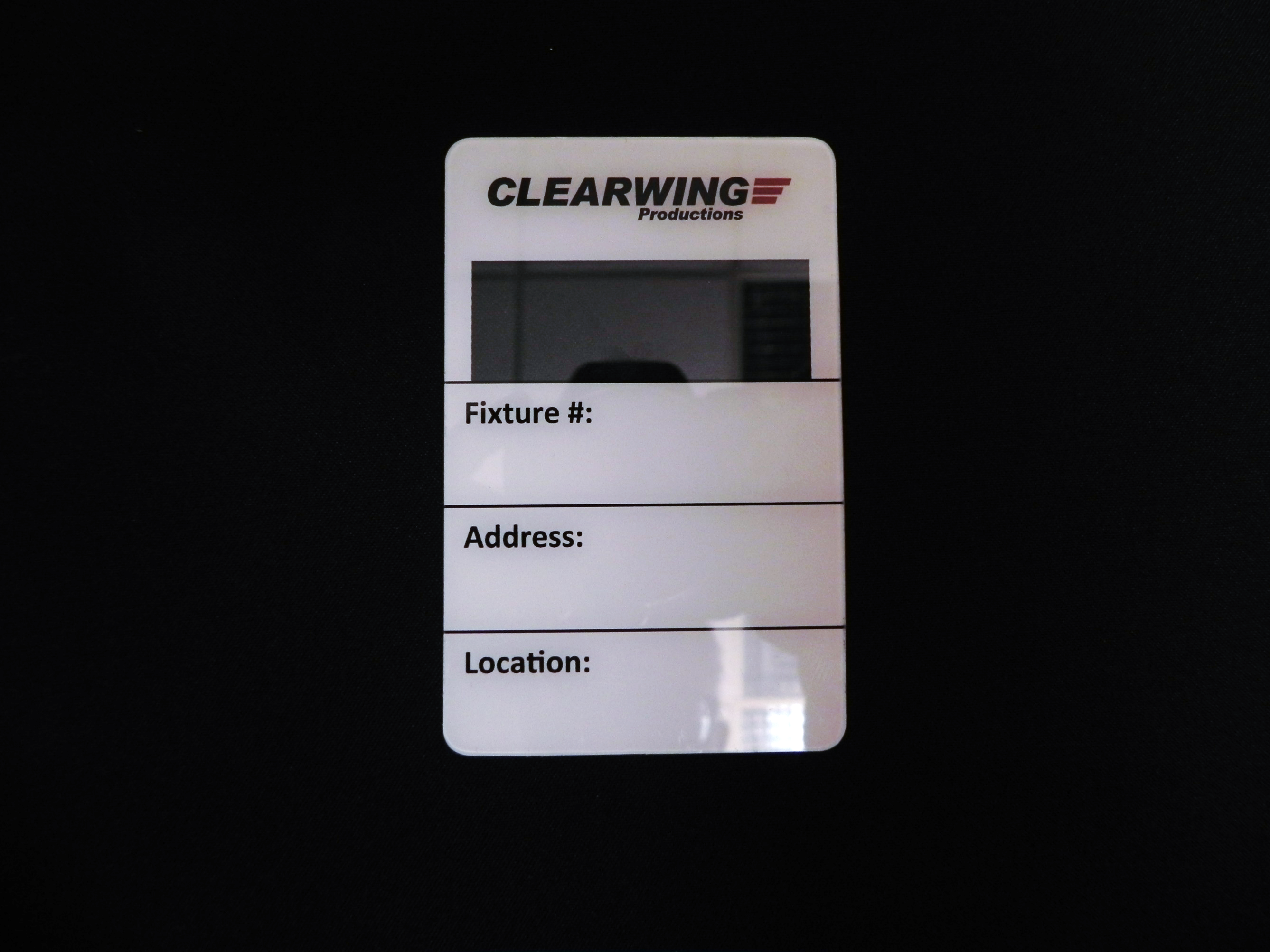 Case Label Designs: Clearwing DMX label