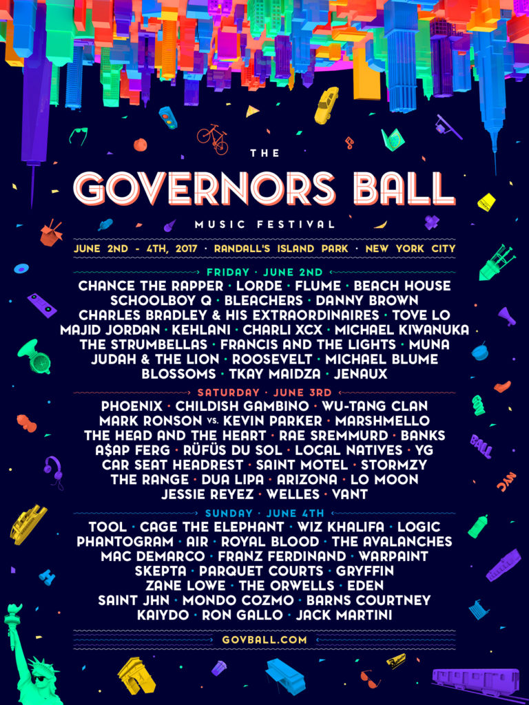 2017 Summer Music Festivals: Governors Ball Music Festival
