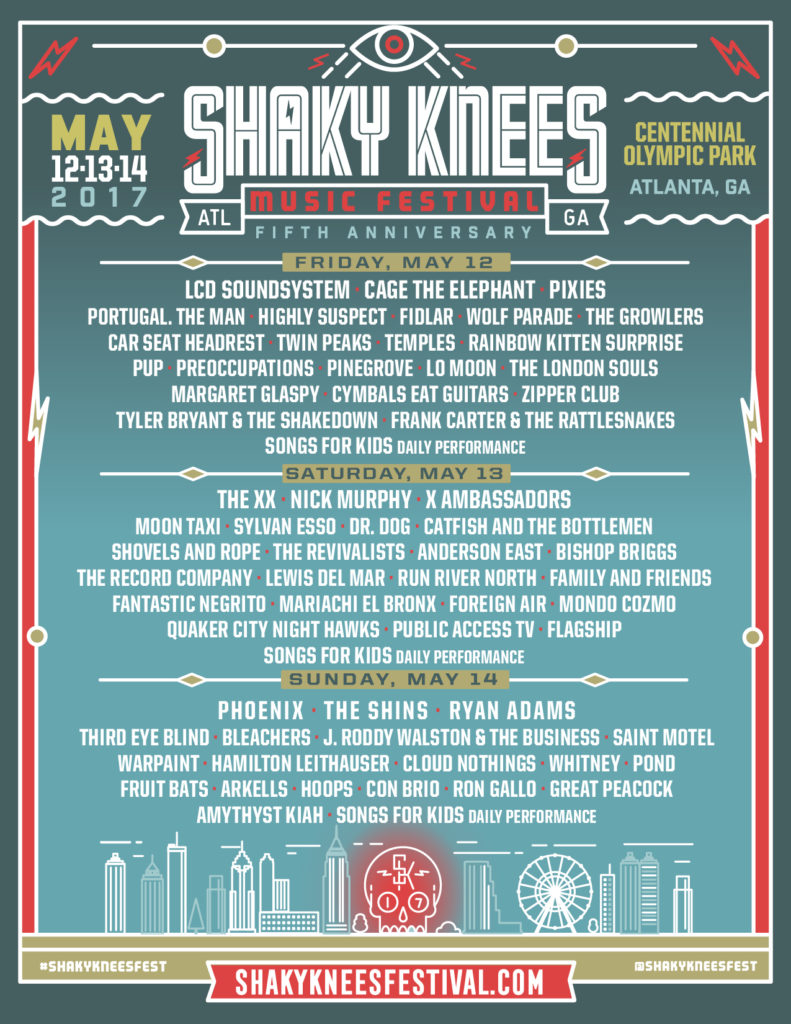 2017 Summer Music Festivals: Shaky Knees Music Festival