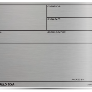 Mini Standard Metal Case Labels   (MCL111296)